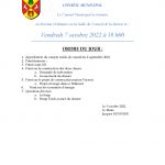 conseil municipal du 7/10/2022 céré la ronde