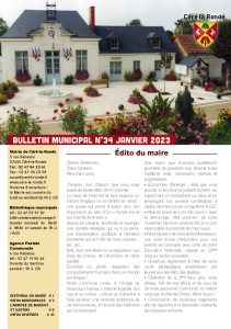 Bulletin municipal Céré la Ronde janvier 2022